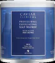 CAVIAR CLINICAL PROFESSIONAL SCALP FACIAL: A professional scalp scrub