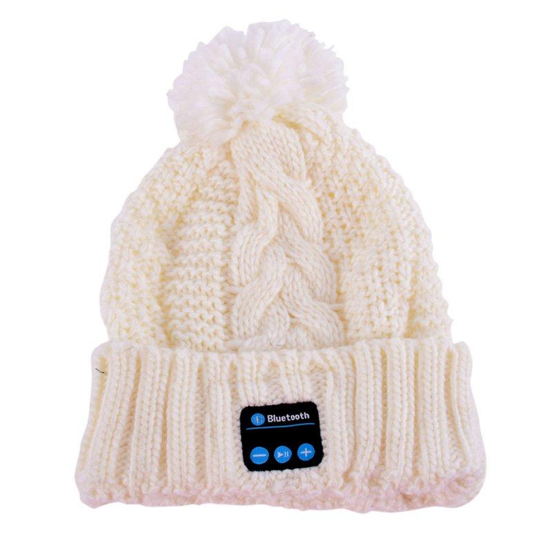 Bluetooth Beanie This bluetooth beanie is whitish/beige color and fits nicely to your head it is rated 4.7 stars.