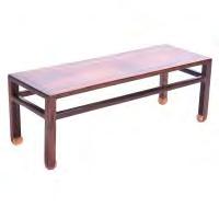 253 Rosewood Low Table* Late 19th/Early 20th Century {15 1/2 x 44 1/4 x 15 1/4 inches (39.3 x 112.4 x 38.
