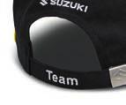 Suzuki logos and woven Team Suzuki patch,