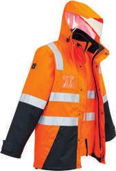 5XL, 7XL Orange, Yellow Reversible with fleece inner and side pockets Fully