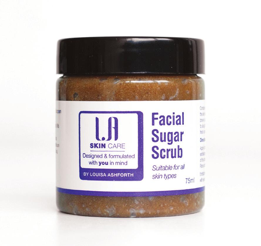 Step Two: Exfoliate Scrub away tired skin cells with the LA Facial Sugar Scrub.