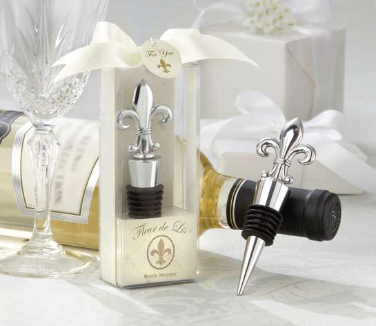 Chrome Top Hat Wine Pourer/Bottle Stopper Chrome, top hat-shaped pourer/bottle stopper in gift box with