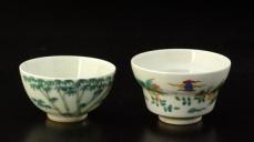 5'' 0269 JAPAN CUP, EARLY 20th c. with dragon decor. Inscription on the bottom.