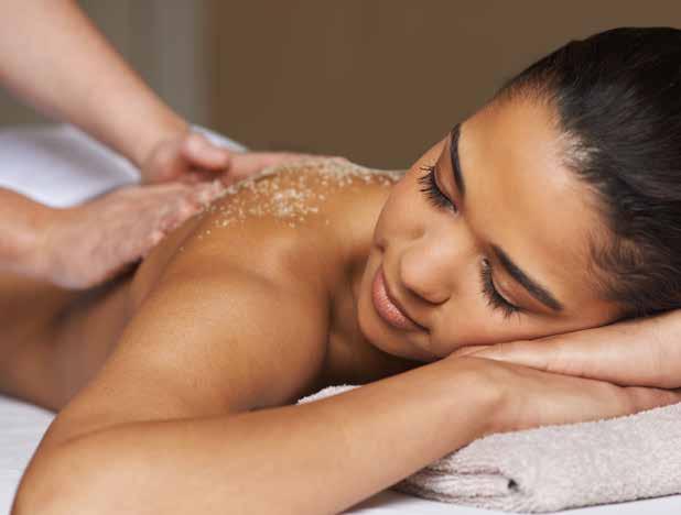 encourage cell renewal. Your skin will be left feeling softer and looking brighter. A relaxing Indian head massage concludes this luxurious treatment. RELAXING BODY PAMPER 110 minutes - 107.