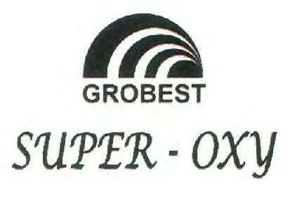 Trade Marks Journal No: 1857, 09/07/2018 Class 1 2776647 18/07/2014 GROBEST FEEDS CORPORATION (INDIA) PVT LTD trading as ;GROBEST FEEDS CORPORATION (INDIA) LTD NEW NO. 26, OLD NO.