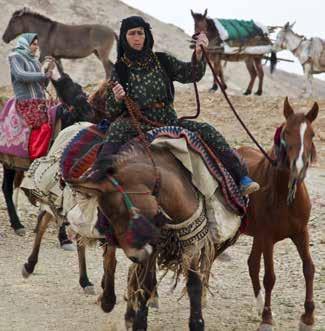 (below) Nomad women in the