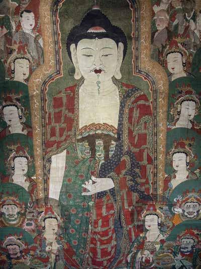5261); Bodhisattva. Song dynasty. Color on wood (Inv.