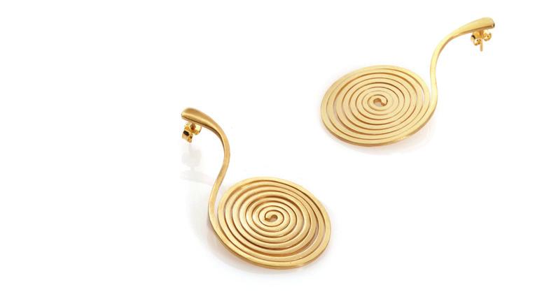 speira earrings gold 18 kt