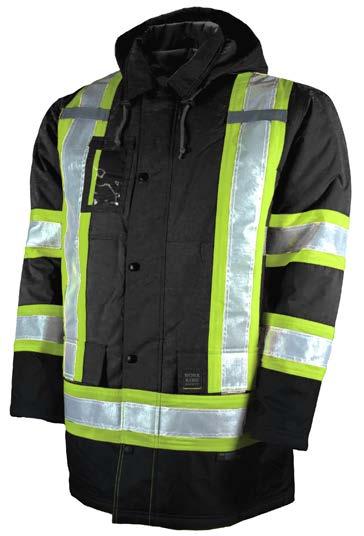 27 s176 lined safety parka Warmth in safety One of Work King Safety s top jackets, the Lined Safety Parka