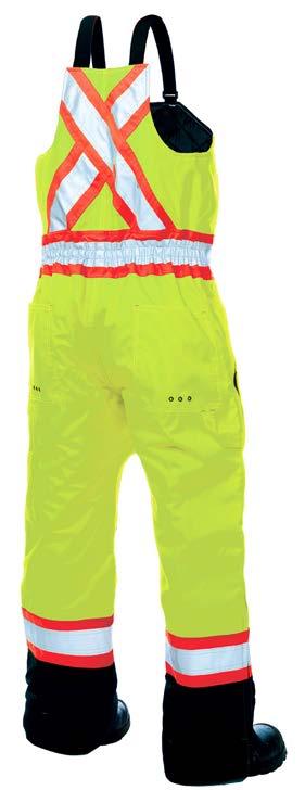 41 s876 WATERPROOF / BREATHABLE INSULATED SAFETY OVERALL SAFETY warm and dry Made from 100%