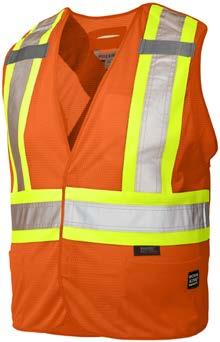 s9i0 5-point tearaway vest Extra Hi-Vis for work The 5-Point