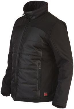 57 2725 poly oxford hybrid soft shell jacket Breathe in comfort The Tough Duck TM Poly Oxford Hybrid Soft Shell Jacket is made from a combination of 95%