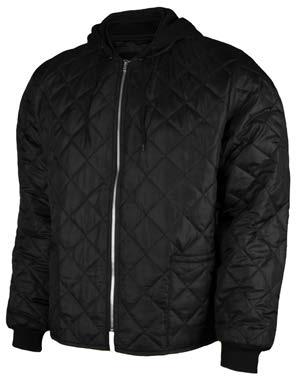 Freezer Jacket from Tough Duck includes a rib knit collar and cuffs for a comfortable fit.