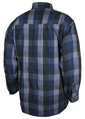 Canada, the Work King Snap Front Flannel Shirt is made from a