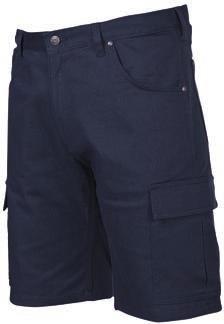 cotton, 2% spandex blend, the Tough Duck Flex Twill Cargo Shorts feature pockets and trim reinforced with heavy duty