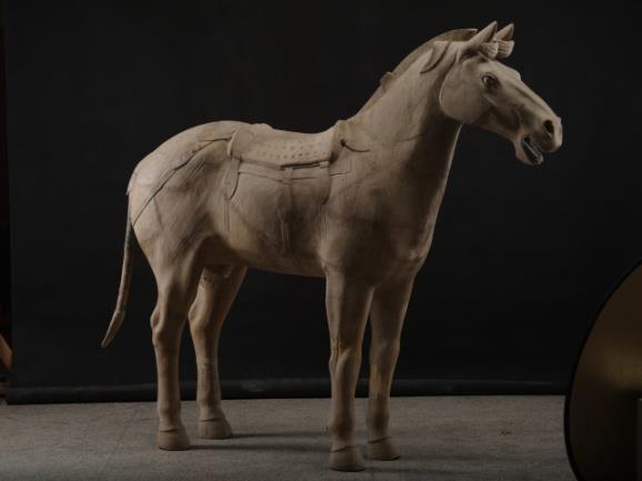 10. Inventory number: 003162 Object title: Cavalry Horse Figure Dimensions: Height 175cm; Length 215cm Material: Terracotta Date made: Qin Period (221 206 BCE) Emperor Qin Shi Huang s Mausoleum Site