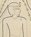 Fig.25 Ramses X wearing a Blue Crown [19]. Fig.27 Psausennes I wearing a Nemes Headdress [21].