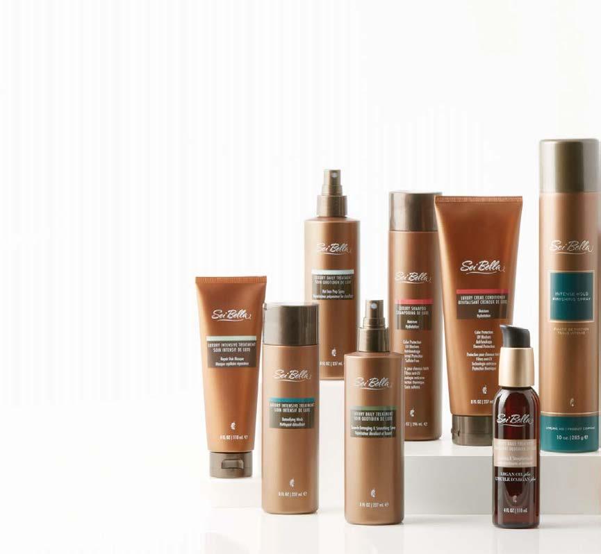 The foundation of H E A L T H Y - L O O K I N Use our full line of Sei Bella Luxury Hair Care