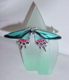 Product Name Brooch Butterfly Alacan, indicolite