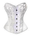 3 Pcs Sexy Office Lady Corset including Zipper front, Lace up back