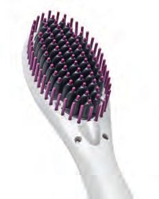 ceramic bristles, suitable for all hair types > > Styles hair during
