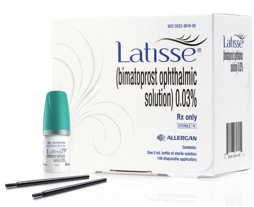 LATISSE LATISSE Advanced Rx Eyelash Program / Florida Residents Only Some important do s and don ts. Do not apply to the lower lid or in the eye and blot excess solution with a tissue.