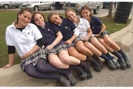 Skorts are practical, comfortable, and modest for today s active girls! Skorts may be navy or khaki, the same color as our school pants (slacks).