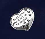 on Our Hearts. Pin is approximately 1 x 1 inch. Comes in an (PPP-07P) Qty: 27/pkg.