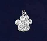 words Cats Leave Paw Prints on Our Hearts. (CHARM-PPB-7C) Qty: 25/pkg. Dogs Leave Paw Print Charms.