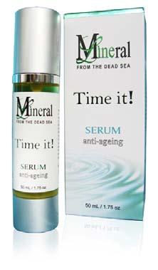 Face Treatment TIME IT! ANTI-AGEING EYE GEL (Plastic bottle, boxed, 30 ml / 1 oz) Mineral Line new Time it!