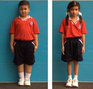 Unisex Shirt Shorts Footwear Primary 1-2 P.E.