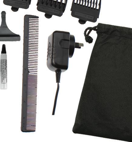 6 position comb guide (4mm to 18mm) for keeping your beard in top shape 10.