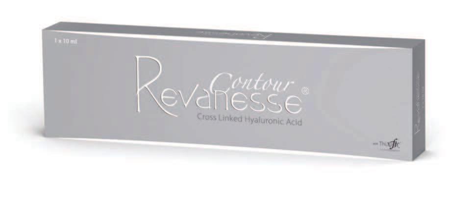 Revanesse Contour is a fully absorbable, high viscosity, clear HA gel specially formulated for body contouring and shaping.
