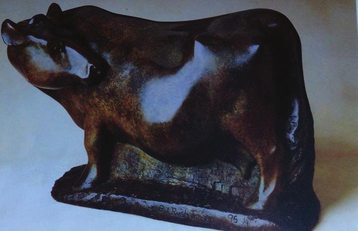 Chettle Cow, bronze, 1/9,