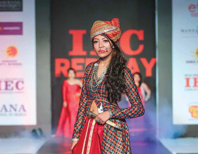 IEC organized Red Day, the annual event of IEC School and College of Art and Fashion where the participants showcase their design and concepts taking red color as their basic theme.