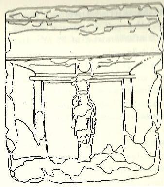 These architectural elements had religious connotations (Hölbl 1989, 146). One element commonly found and attributed to Egypt is the cavetto cornice, as can be seen in figure 7.