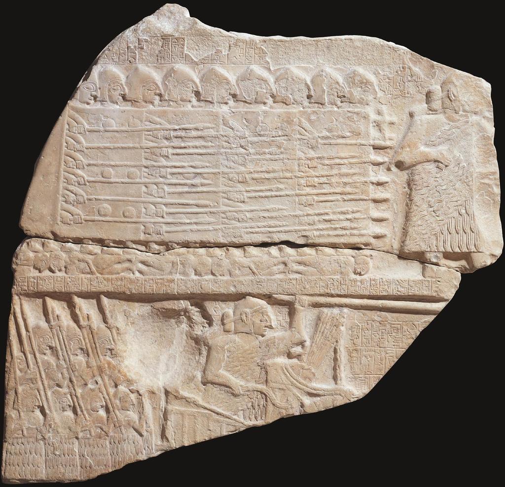 Figure 2-7 Fragment of the victory stele of Eannatum (Stele of the Vultures), from Girsu (modern