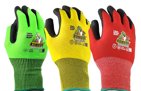 The very pinnacle of KOMODO performance! Vigilant Cut Resistant Gloves.
