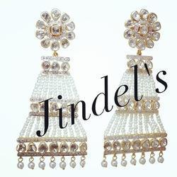 Jhumka Earrings 14k Gold