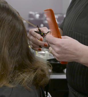 If the test is on scalp, monitor every five minutes to determine whether the hair has been sufficiently smoothed prior to the perm winding.