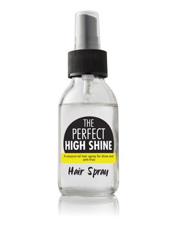 The Perfect High Shine Spray Infused with cocobut, grapeseed,