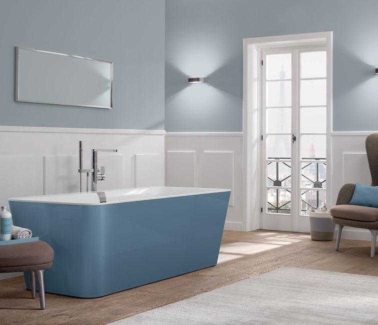 Squaro Edge 12 combines bathing comfort and discerning requirements to produce consummate aesthetics. The unique Quaryl bath has impressively clear lines and lively colours.