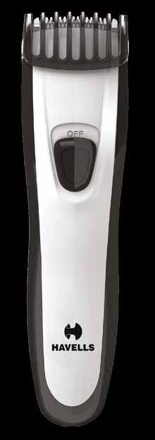 silent battery operated beard trimmer PERFECT TRAVEL COMPANION Get ready and shine with our Havells Beard Trimmer. With customized beard settings, it ensures you to have your favourite look.