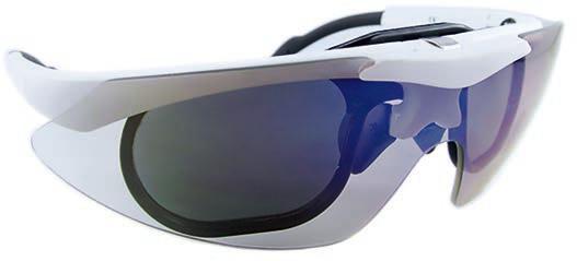 The company s laser safety eyewear protects physicians, technicians and patients, and is certified to block laser radiation from virtually all laser applications.