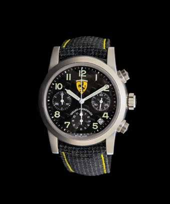 19 A Titanium Mille Miglia Giallo Chronograph Wristwatch, Chopard, number 66 in a limited edition of 500, 40.