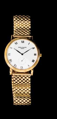 160 An 18 Karat Yellow Gold Ref. 3919 Calatrava Wristwatch, Patek Philippe, Circa 1989, 33.