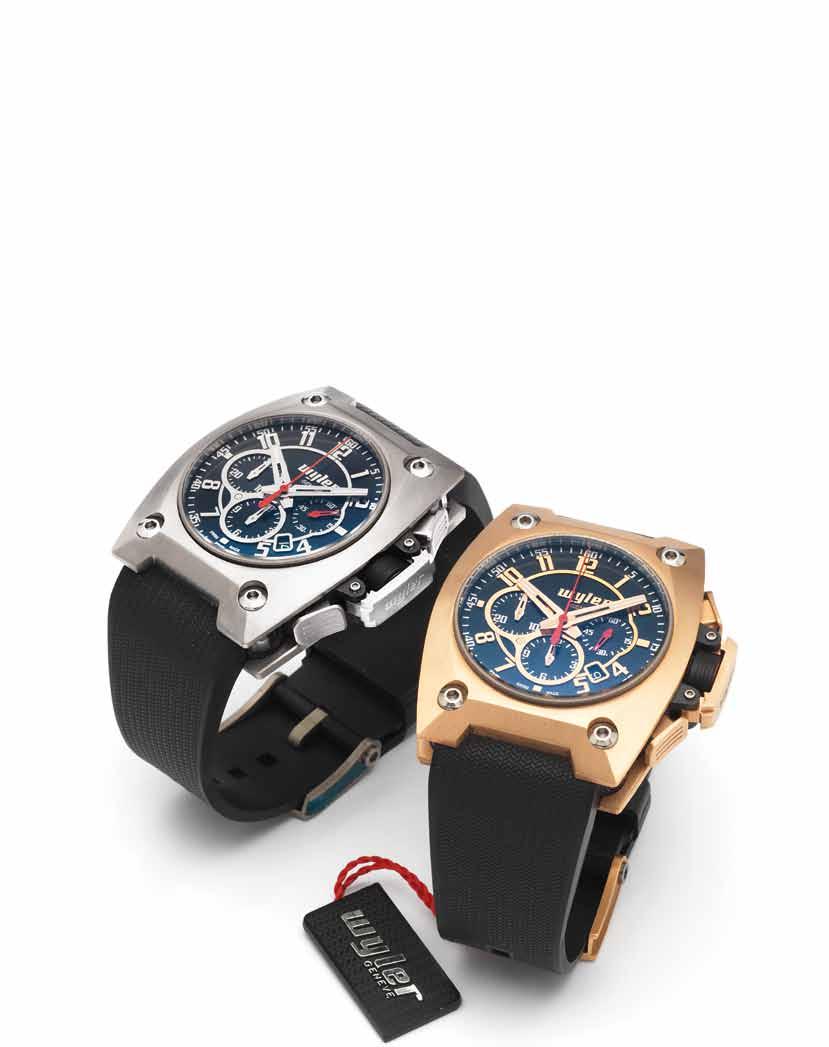 401 Wyler. A titanium automatic limited edition chronograph wristwatch Incaflex, Case Number 100.470, Limited edition 0465 of 3999, Circa 2008 37-jewel ETA Cal.