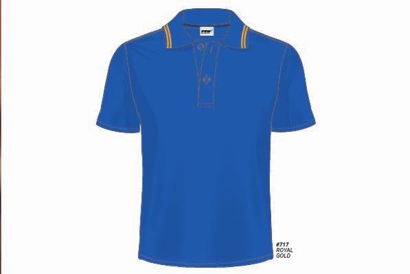 STRIPED COLLAR POLO Product code 1100115 The striped collar polo has all the features of the classic polo with the addition of 2 contrast colour stripes in the collar making for a more formal look.