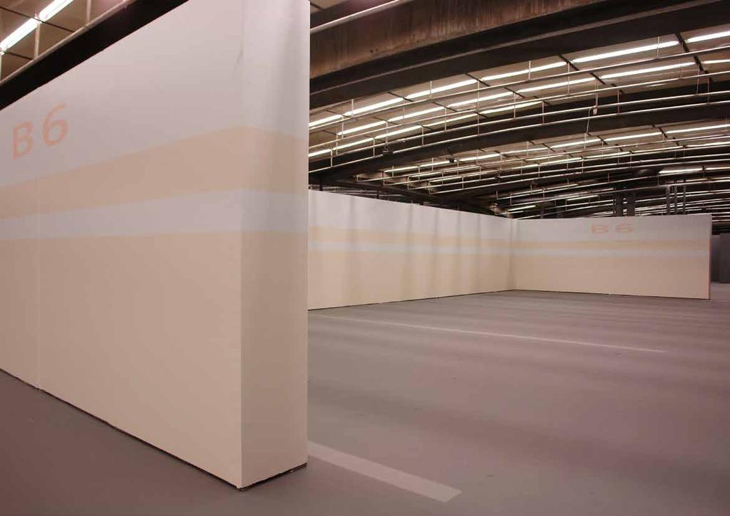 parking, 2008 / acrylic paint on exhibition panels and